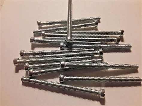 10 24 X 2 3 4 Fillister Head Slotted Machine Screws Steel Zinc Select Qty Ebay