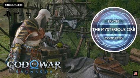 God Of War Ragnarok The Mysterious Orb Favor Full Walkthrough And Guide