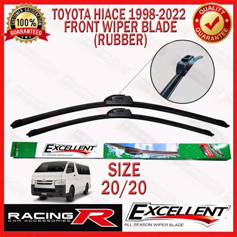 EXCELLABS Wiper RUBBER For Toyota Wigo Fortuner Vios Rush Avanza