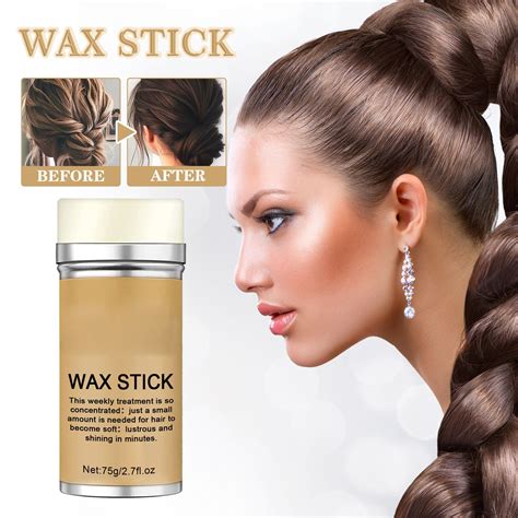 Hair Wax Stick Long Lasting Hair Styling Frizz And Broken Hair Natural Luster Solid Styling Wax