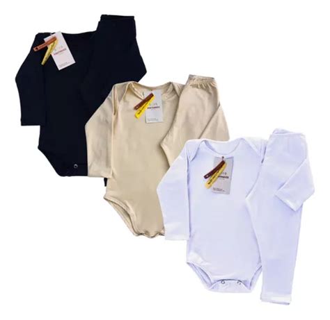 Kit 3 Conjunto Bebê Infantil Térmico Segunda Pele Body Calça Frete grátis