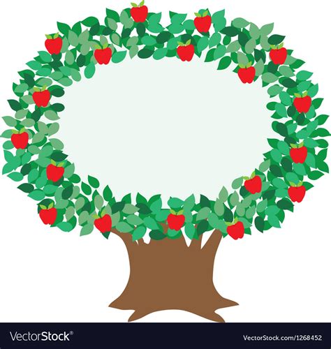 Apple tree Royalty Free Vector Image - VectorStock