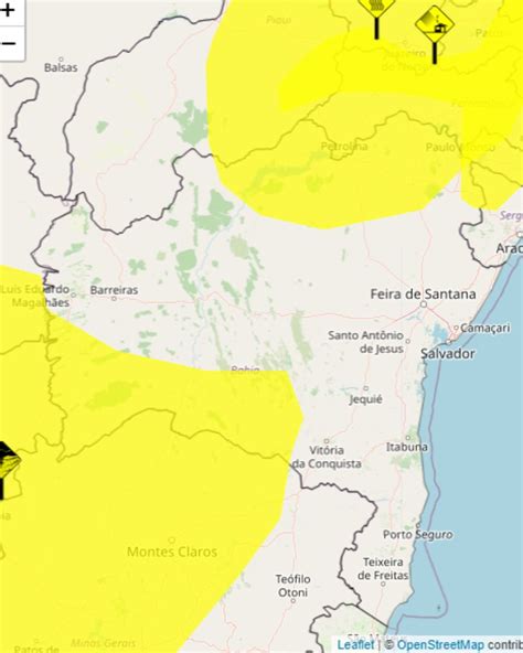 Defesa Civil Alerta Para Riscos De Chuvas Intensas Em Regiões Da Bahia