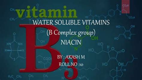 Vitamin B3 Niacin Ppt