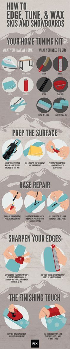 Learn How To Wax Tune And Edge Your Own Skis And Snowboards At Home