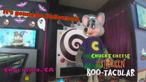 Chuck E Cheese Its Gotta Be Halloween Cupertino Ca Youtube