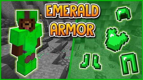 How to make emerald armor in minecraft skyblock | Juice