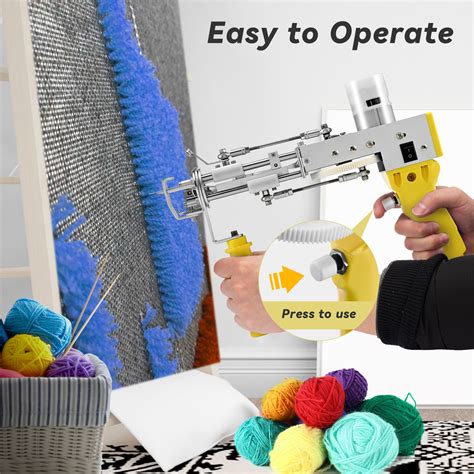 Generic In Tufting Gun Set With Yarn Electric Carpet Tufting Gun