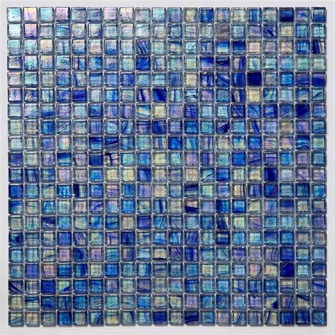 Mosaic Glass Sheet-Blue Transparent - World Of Mosaics