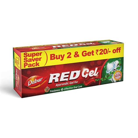 Dabur Red Gel Ayurvedic Gel Toothpaste G Offer On Grocery