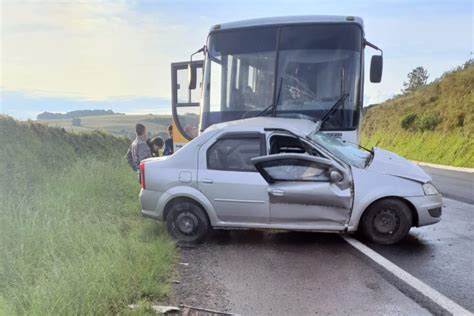 Motorista Morre Em Grave Acidente Envolvendo ônibus E Carro Na Br 476