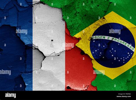 France brazil flag hi-res stock photography and images - Alamy