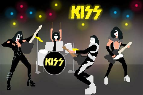 Kiss Band Animated 