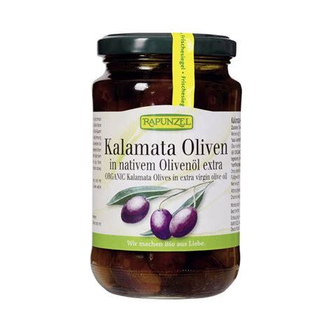 Rapunzel Olive Biologiche Rapunzel Kalamata Con Nocciolo In Olio D