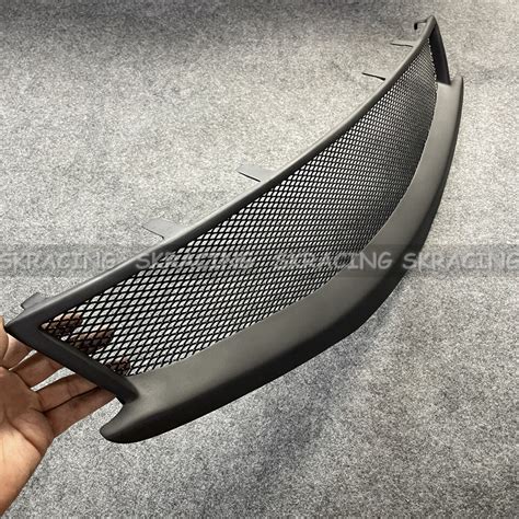 For 2008 2009 Nissan Altima Coupe Matte Black Front Bumper Mesh Grille