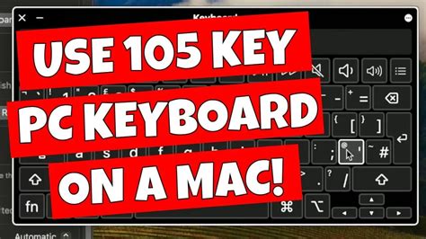 How To Get UK British PC Layout ISO 105 Keyboards Working In MAC OS Mac ...