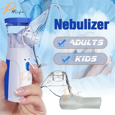 Phlife Portable Nebulizer For Asthma Inhaler Ultrasonic Spray Nebulizer