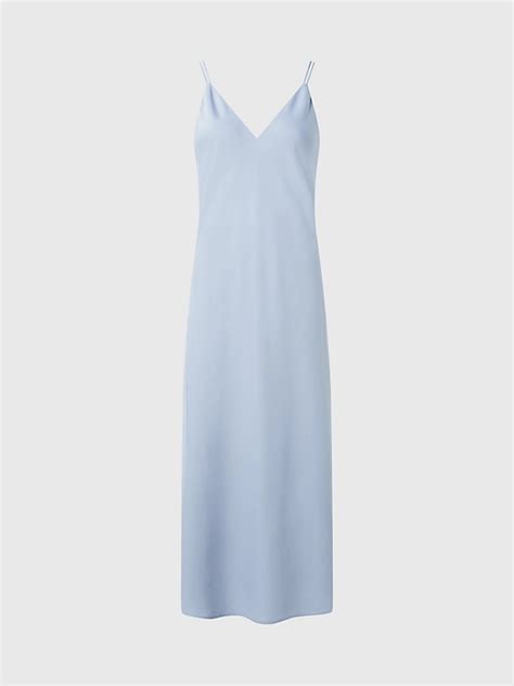 Slim Midi Slip Dress Calvin Klein® K20k205542dbs