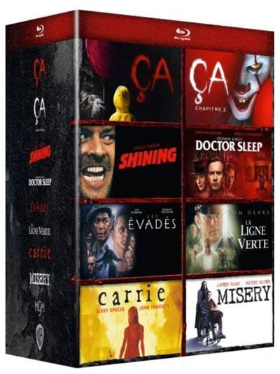 Coffret Stephen King Films Blu Ray Stanley Kubrick Rob Reiner