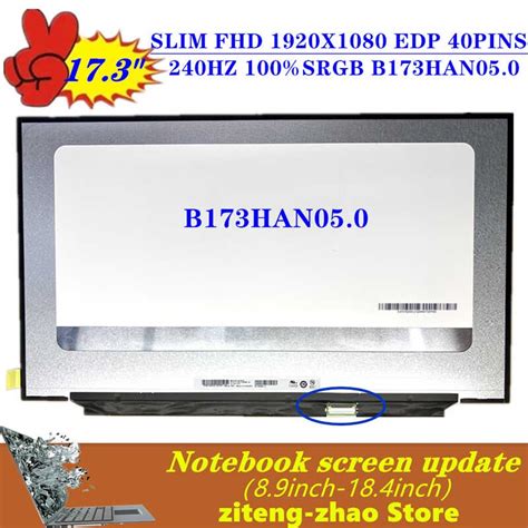 Inch Fhd Led Display Panel B Han Edp Pins Hz