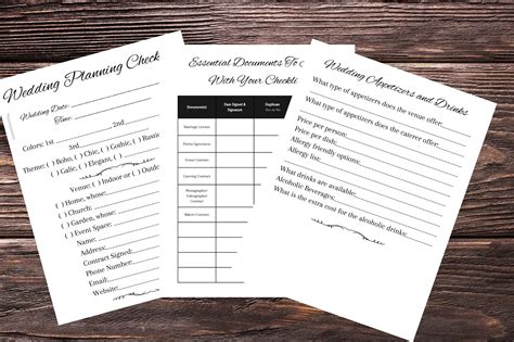 Wedding Planning Checklist, Basic Wedding Checklist, Wedding Checklist ...