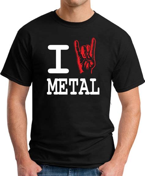 I Heart Metal T Shirt Geekytees