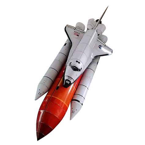 Paper Rocket Model 1: 150 Space Shuttle Atlantis Handmade Space Rocket ...