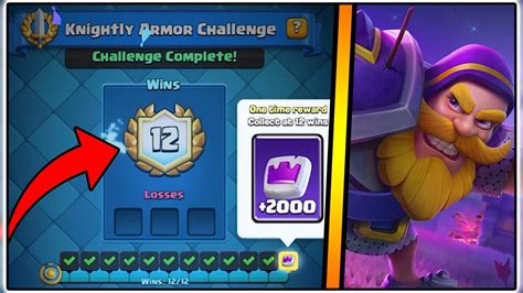 Knightly Armor Challenge Clash Royale Best Evolved Knight Deck