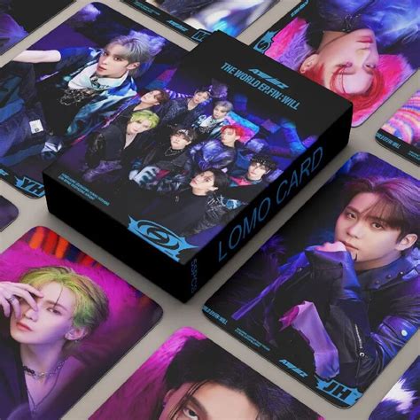 Pcs Set Kpop Ateez Lomo Cards New Album The World Ep Fin Will