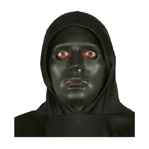 Adult Plain Black PVC Mask - Costumes R Us LTD Fancy Dress