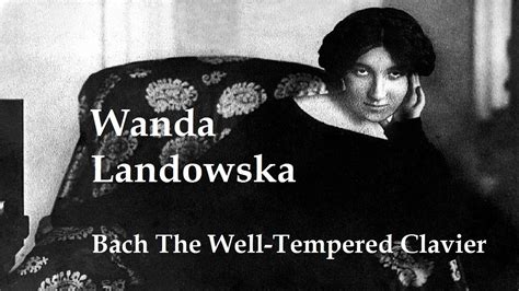 Wanda Landowska Bach The Well Tempered Clavier Harpsichord Book