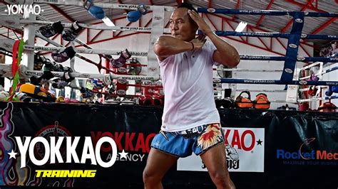 Muay Thai Technique Basic Cross Elbow Saenchai Style YOKKAO