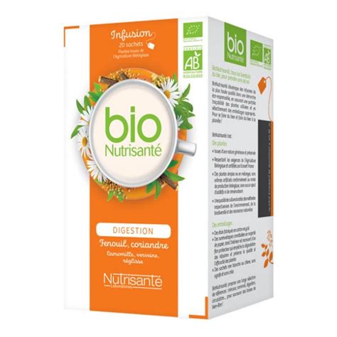 Infusion Bio Digestion Nutrisant Sachets Nutrisant