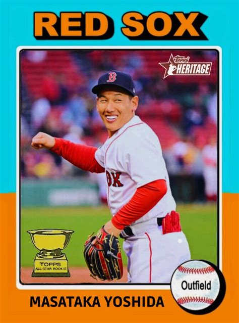 Topps Heritage Baseball Asrc Masataka Yoshida Boston Red Sox