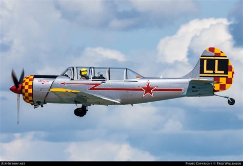 Aircraft Photo Of N652y Yakovlev Yak 52tw Russia Air Force