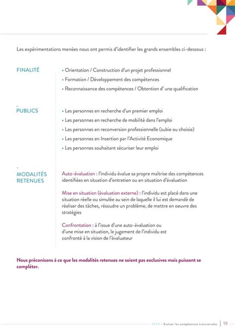 Évaluer Les Compétences Transversales Guide Aefa