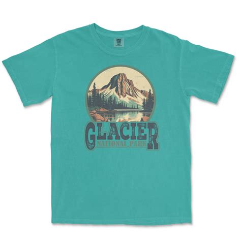 Glacier National Park Comfort Colors T Shirt The National Park Store