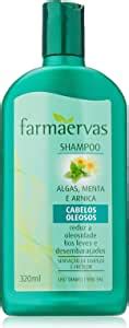 Farmaervas Shampoo Algas Menta E Arnica Incolor 320Ml Amazon Br