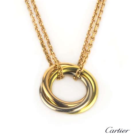 Cartier K Rose Gold Sweet Trinity Necklace B P B Rich Diamonds