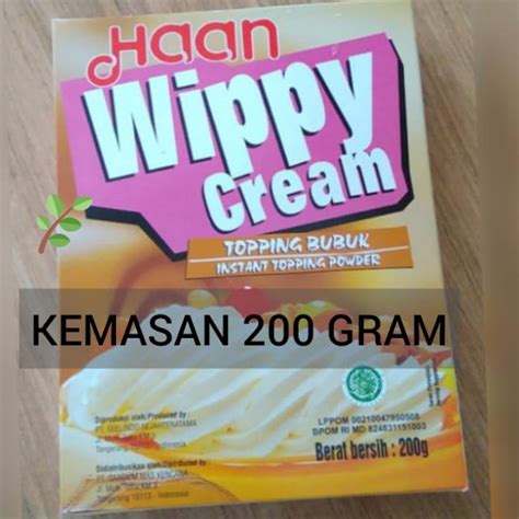 Jual Haan Wippy Whipping Whipped Cream Gram Shopee Indonesia