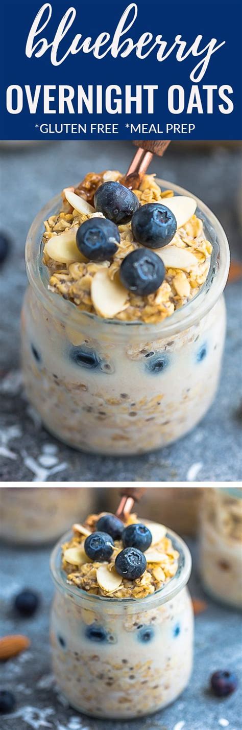 Blueberry Overnight Oats The Perfect Easy Nutritious And Healthy Make