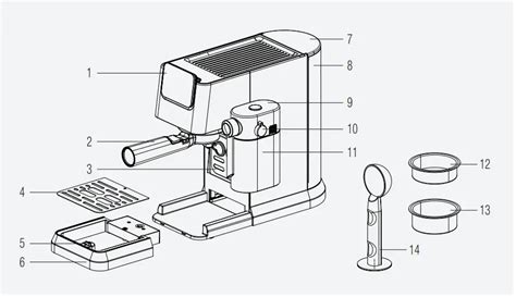 Beko Cep X Semi Automatic Espresso Machine With Integrated Milk