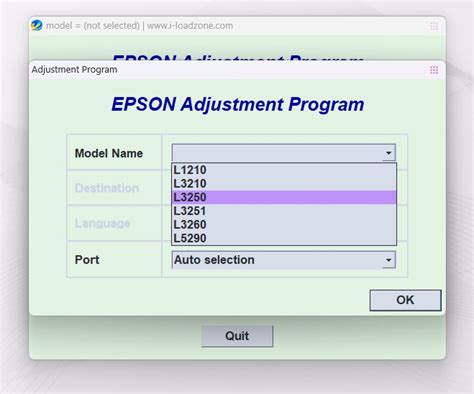 Buy EPSON AdjProg Reset L1210 L3210 L3250 L3251 L3260 L5290 cheap ...