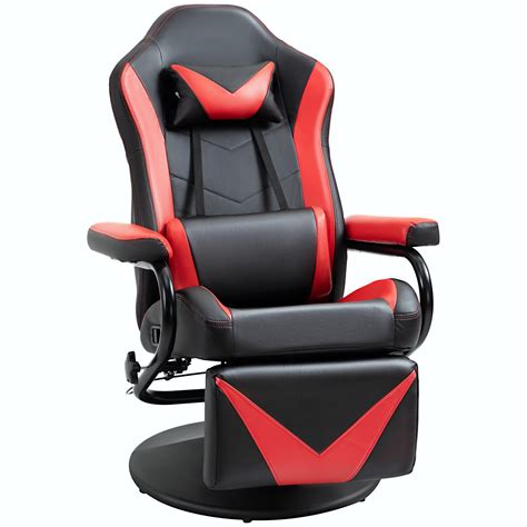 Fauteuil Gaming Inclinable Pivotant Avec Repose Pied R Tractable