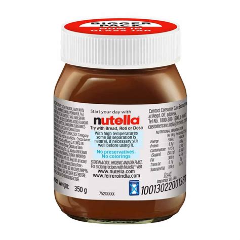 Nutella Hazelnut Chocolate Spread 350 gram