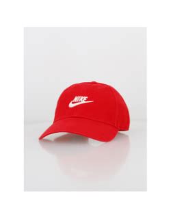 Casquette Nsw Futura H86 Rouge Nike Wimod