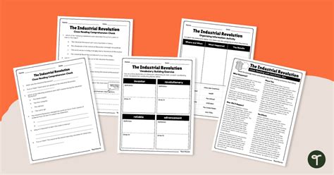 Industrial Revolution The Civil War Reading Packet Worksheets Library