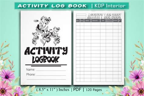 Activity Log Book Kdp Interior Graphic By Rightdesign Creative Fabrica