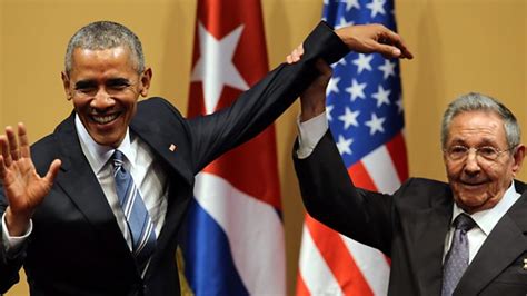 Obama In Cuba Five Historic Moments Bbc News