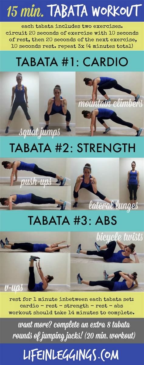 15 Minute Tabata Workout Life In Leggings